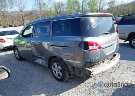 2017 Nissan Quest Sv from USA, damaged, VIN JN8AE2KP1H9167796